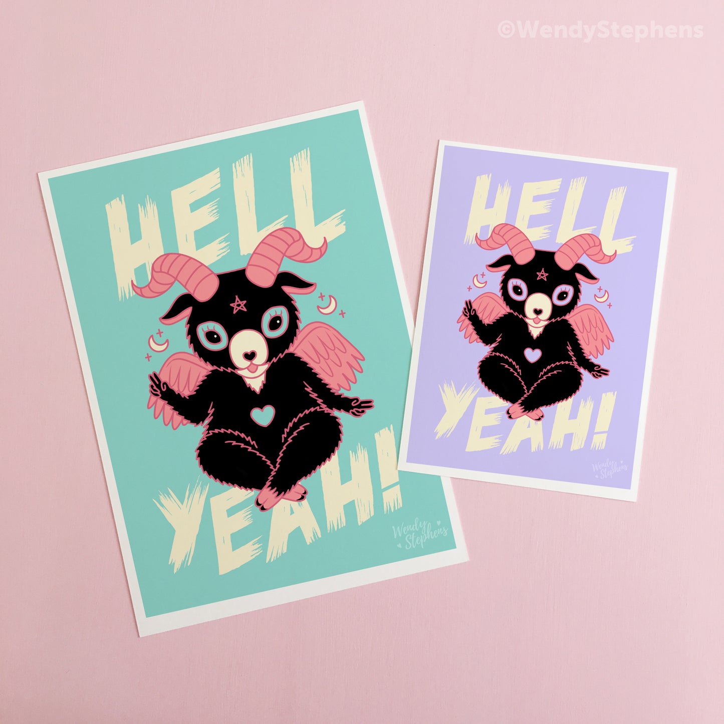 Cute Baphomet Hell Yeah Art Print
