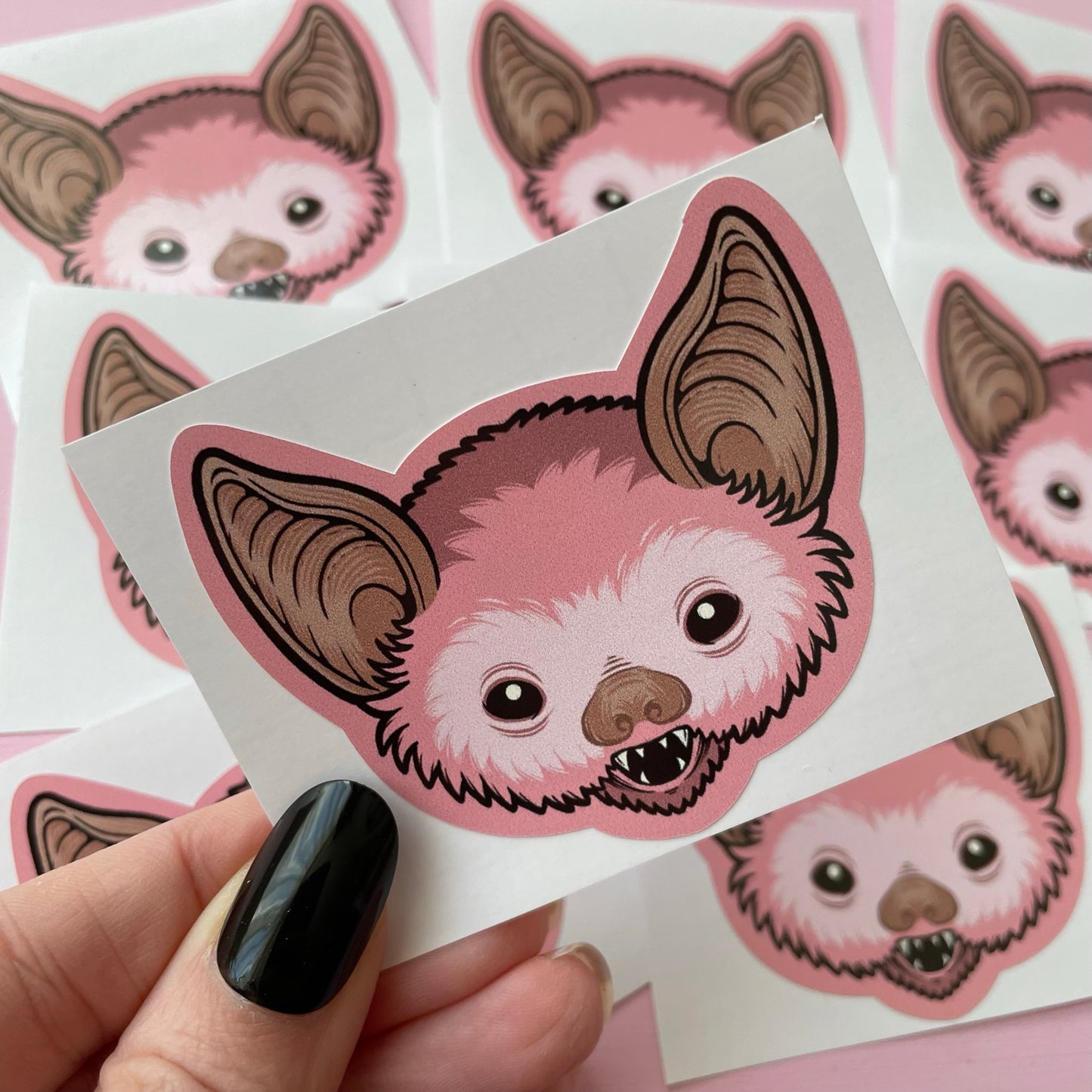 Cute Vampire Bat Spooky Vinyl Sticker