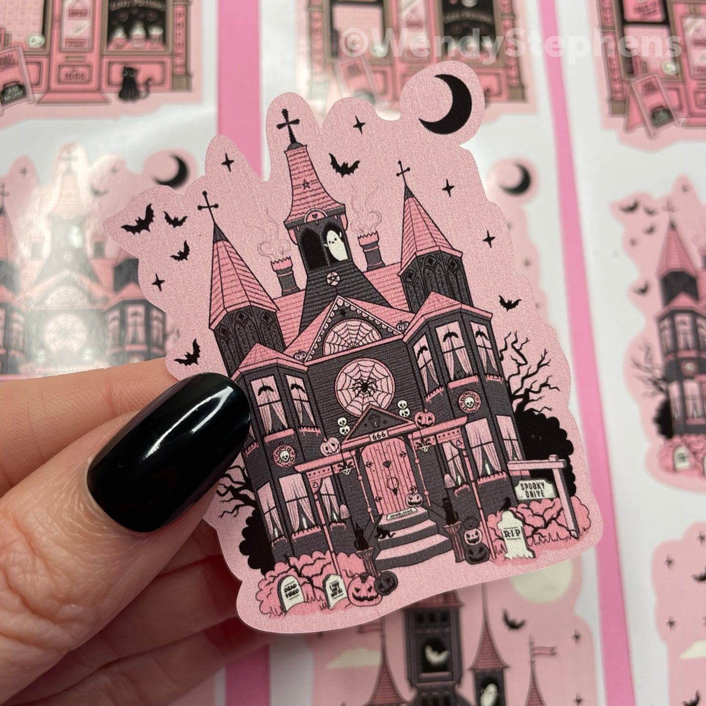 Haunted House Sticker Set