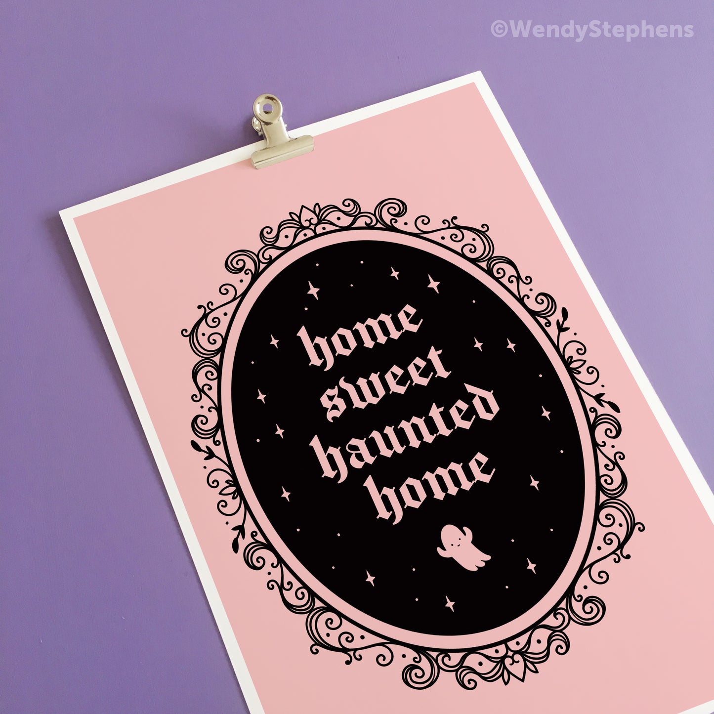 Home Sweet Haunted Home Art Print