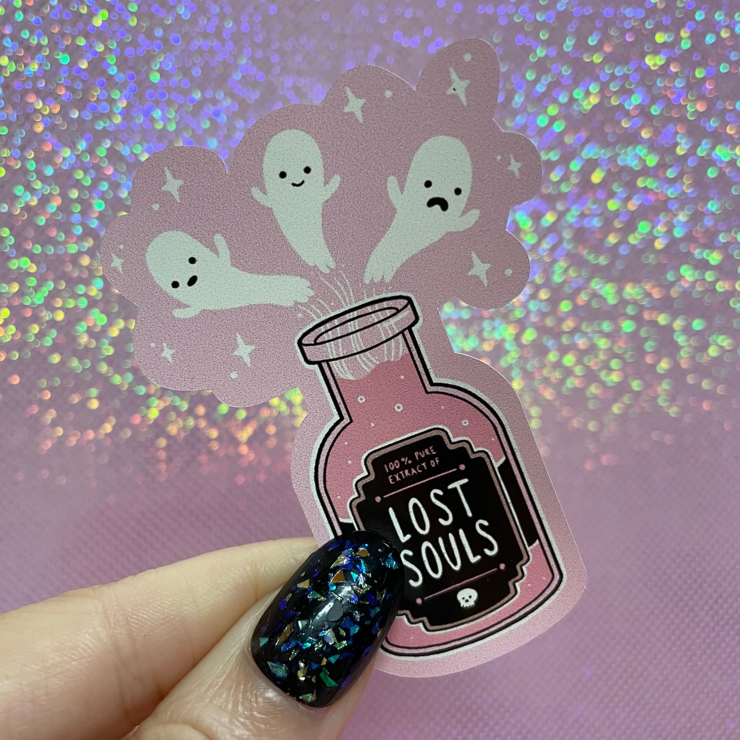 Lost Souls Spooky Ghost Gothic Vinyl Sticker