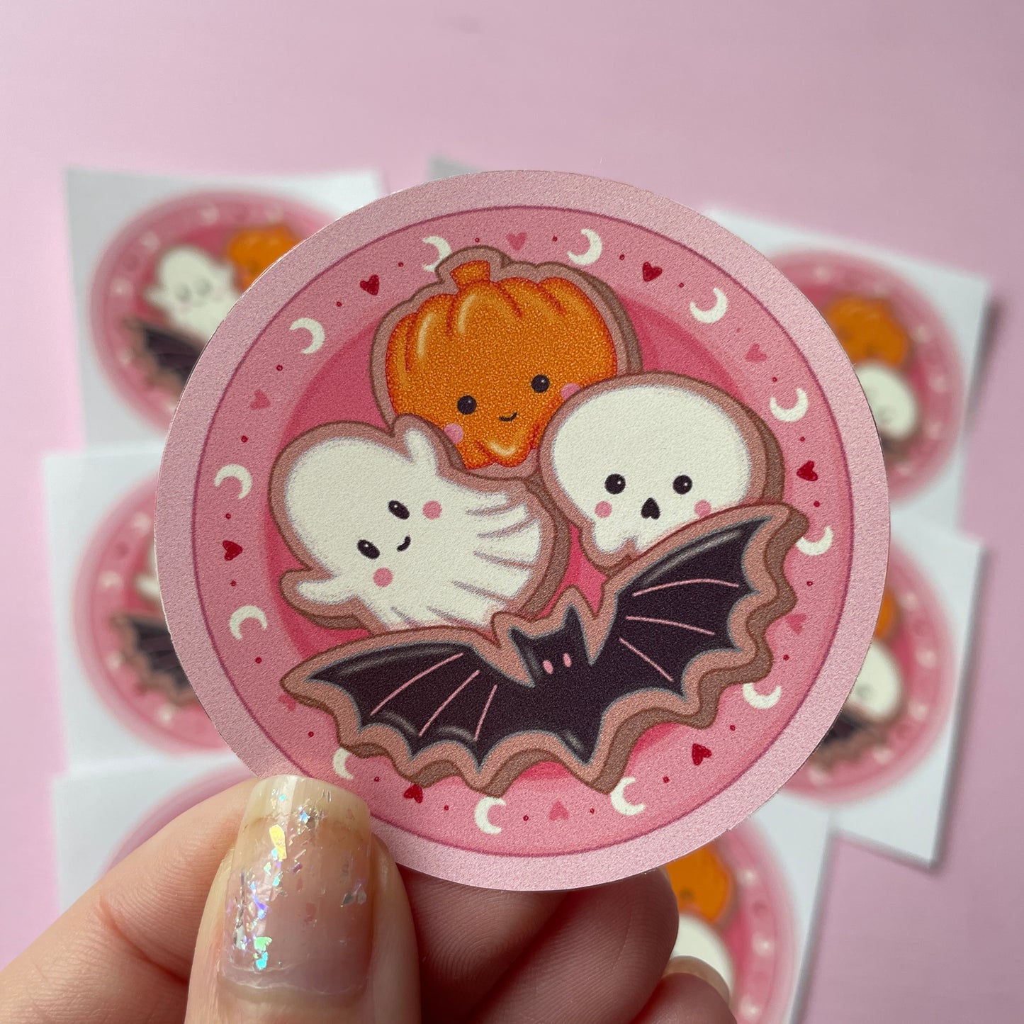 Halloween Cookies Spooky Vinyl Sticker