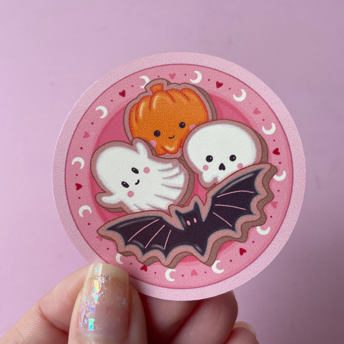 Halloween Cookies Spooky Vinyl Sticker