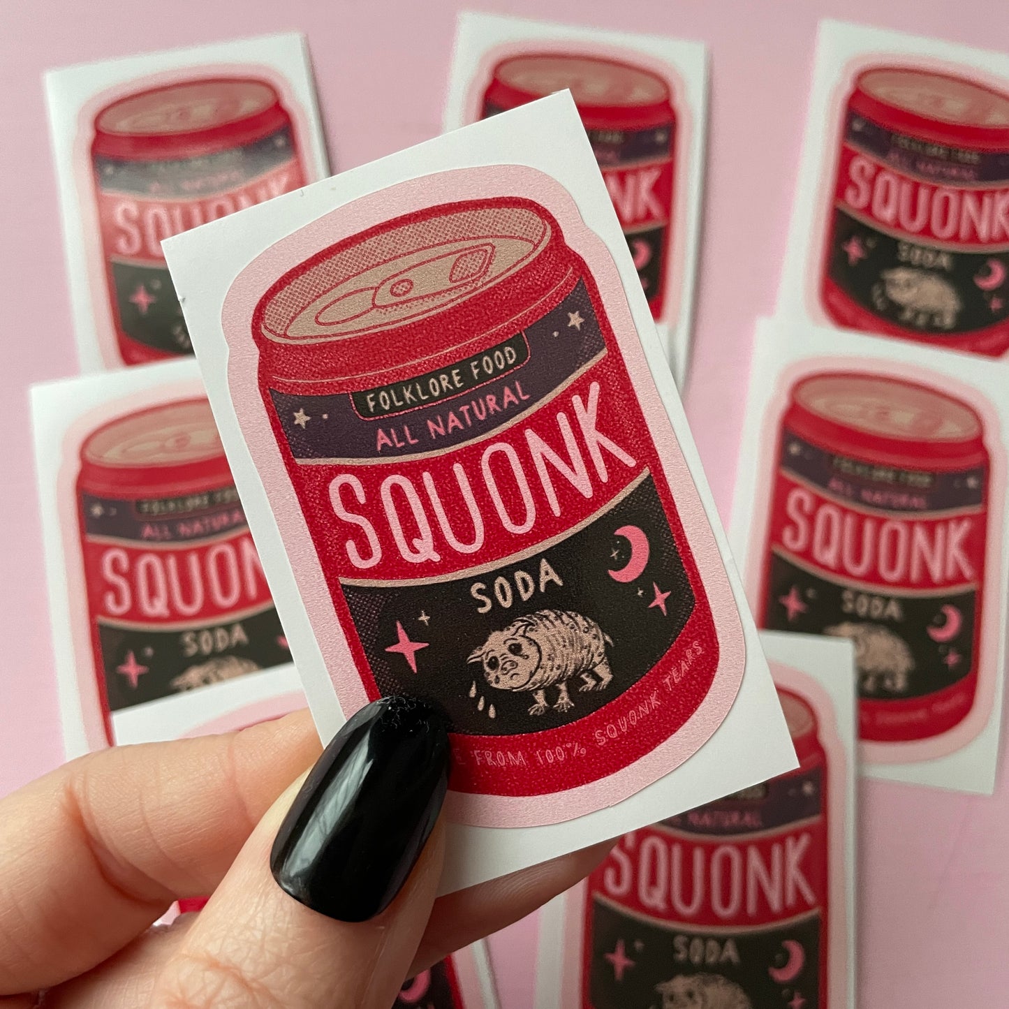 Squonk Soda Cryptid Vinyl Sticker