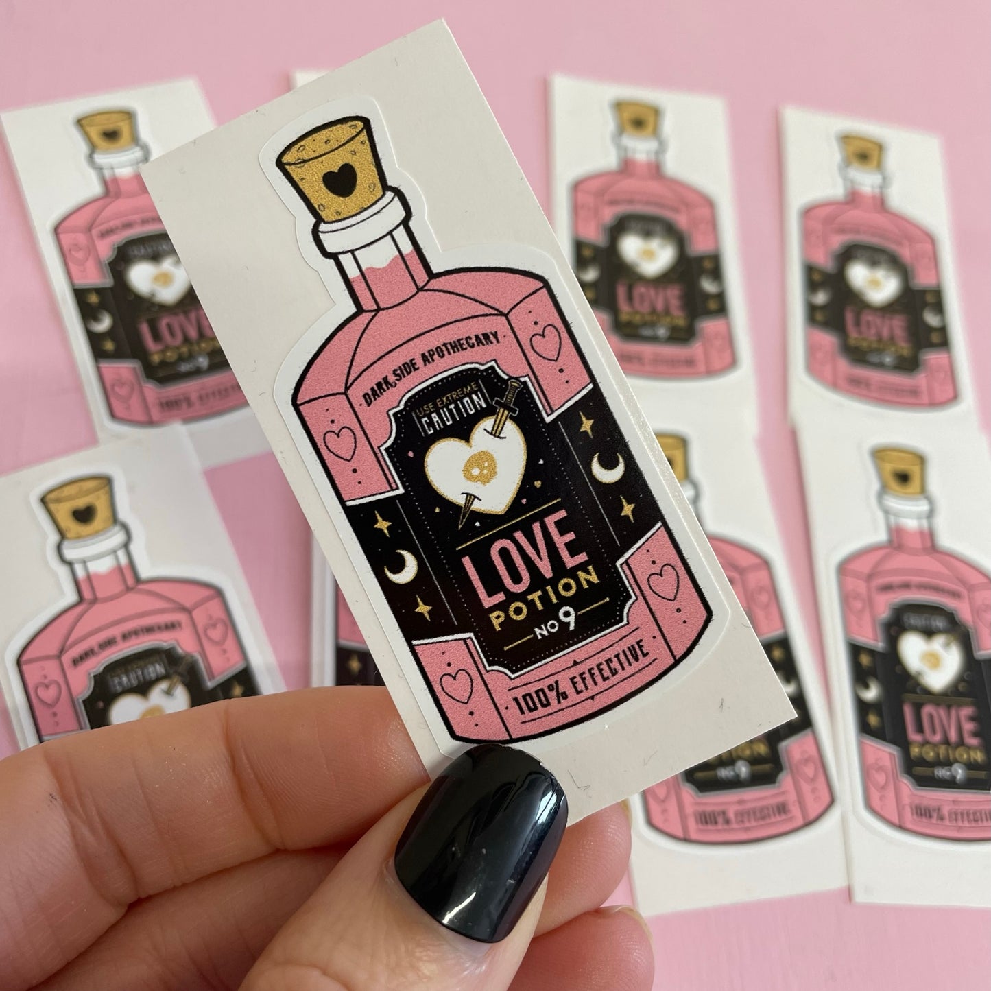Love Potion Bottle Spooky Vinyl Sticker