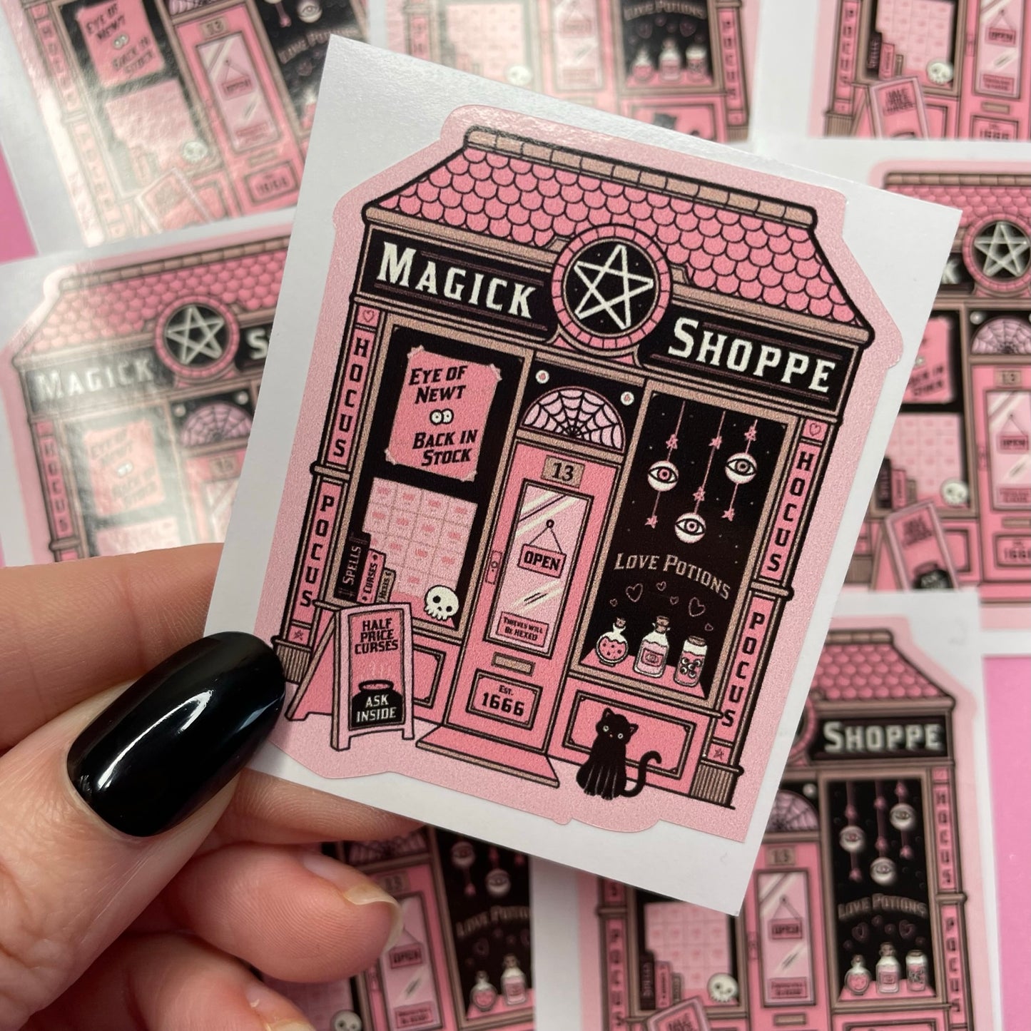 Magick Shoppe Spooky Vinyl Sticker