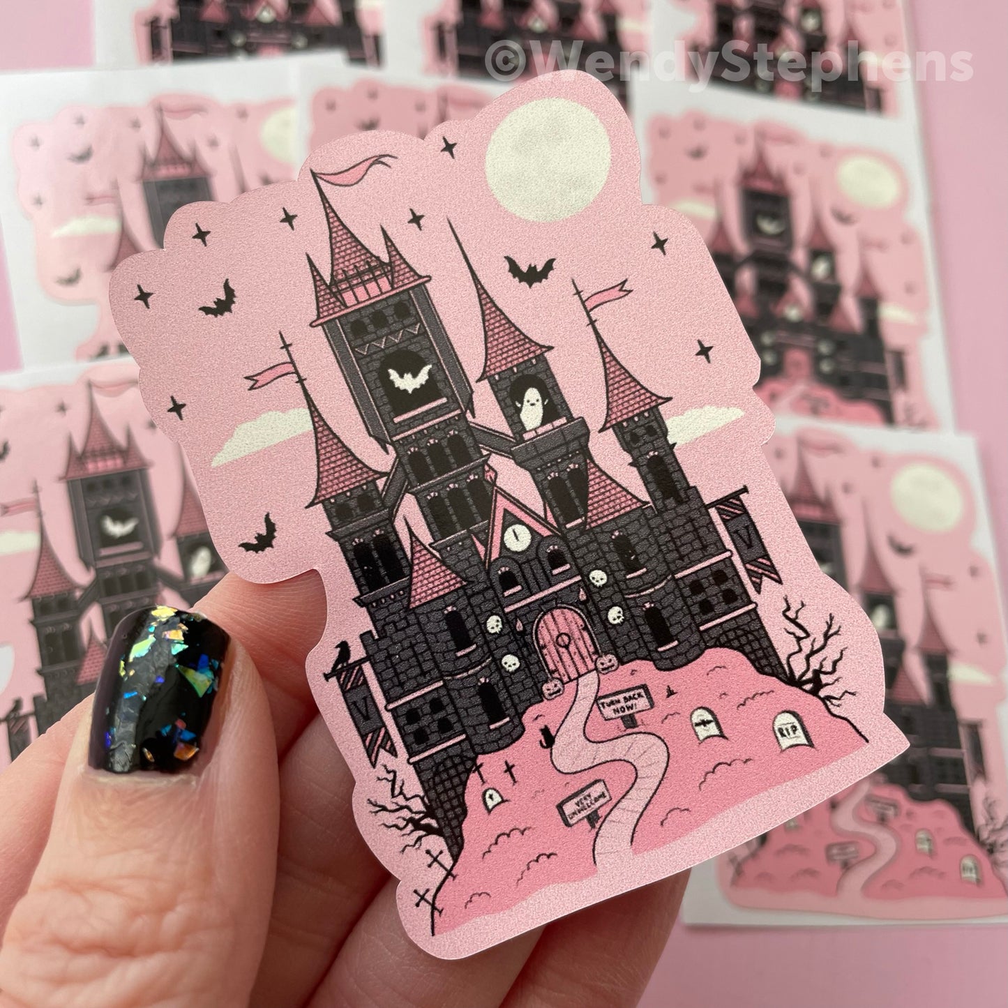 Haunted House Sticker Set