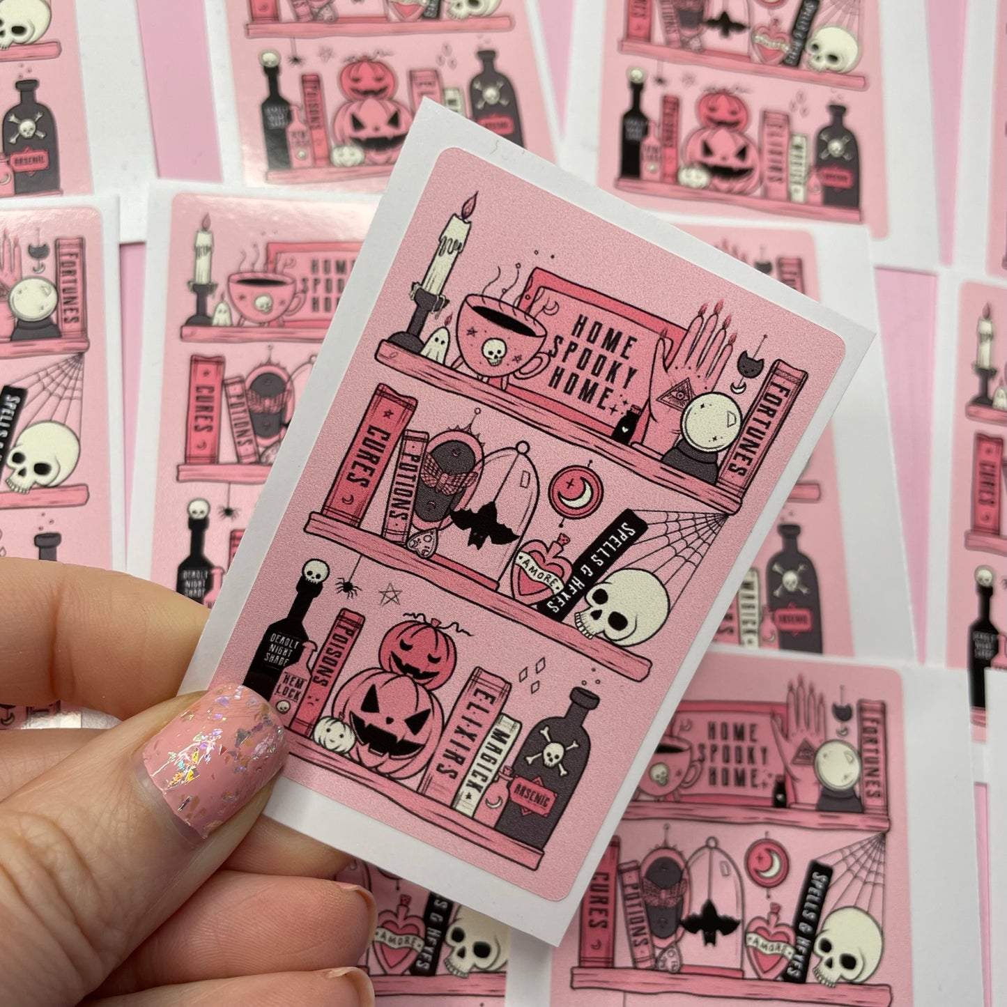 Potions & Poisons Shelf Vinyl Sticker