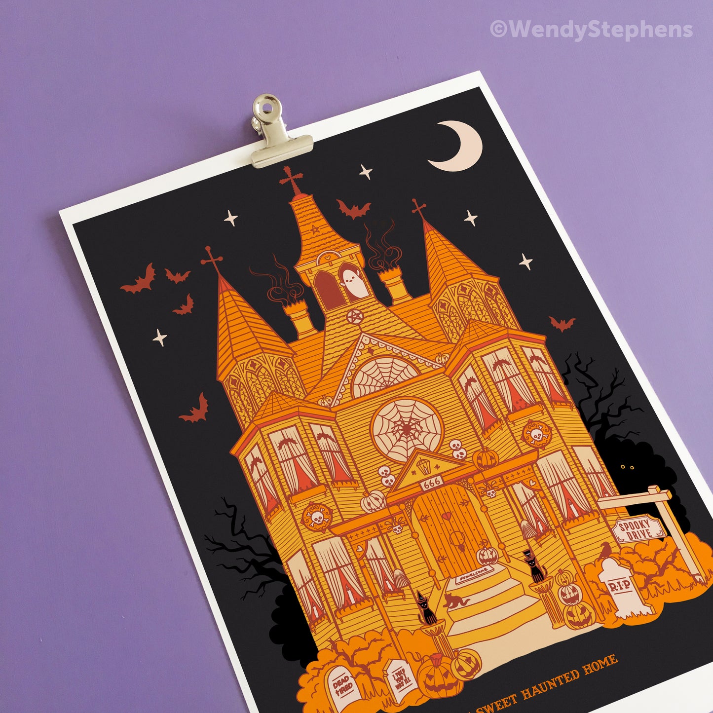 Haunted House Art Print