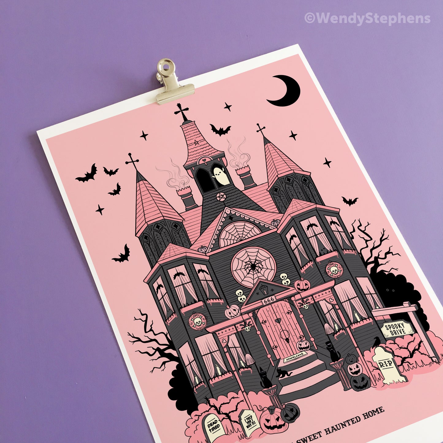 Haunted House Art Print