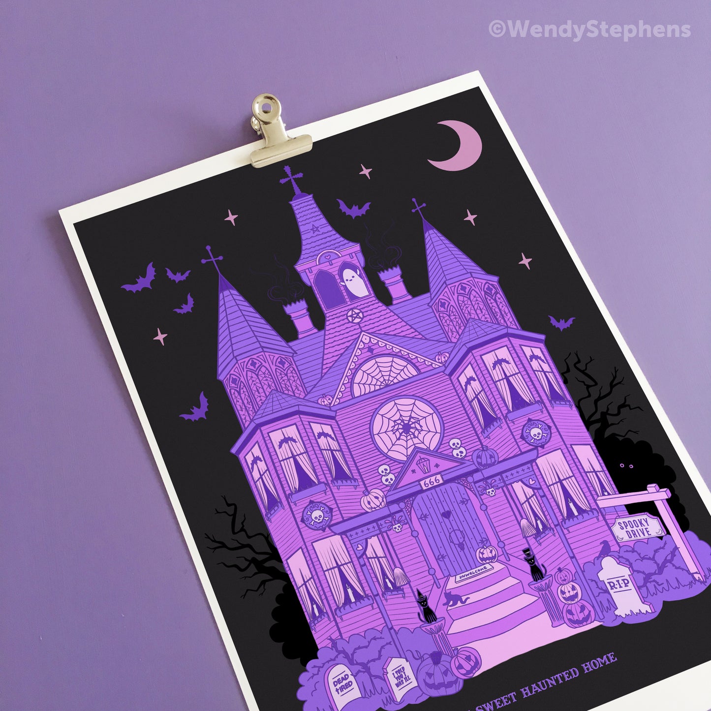 Haunted House Art Print