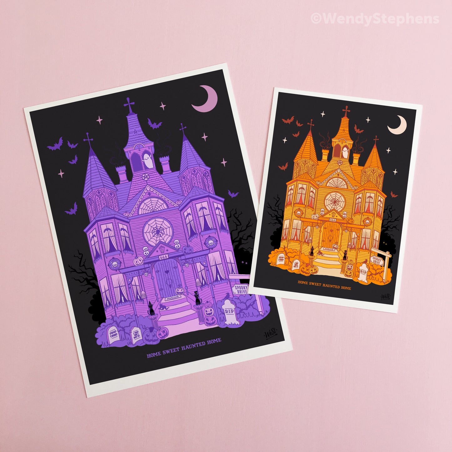 Haunted House Art Print