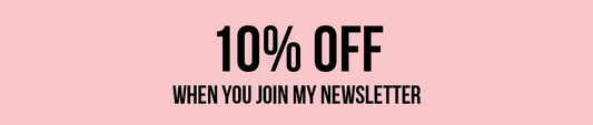 Signup to my mailing list for 10% off