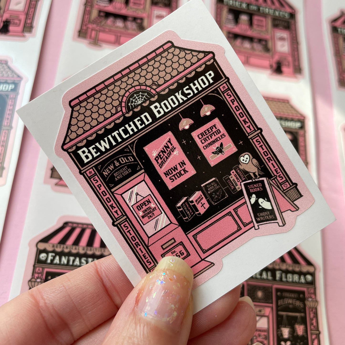 Bewitched Bookshop Witchy Vinyl Sticker