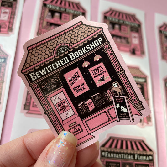 Bewitched Bookshop Witchy Vinyl Sticker
