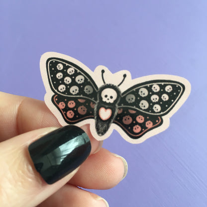 Crow Bat Moth Vinyl Stickers