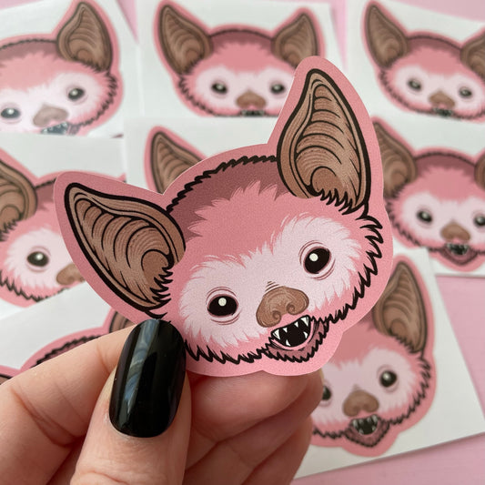 Cute Vampire Bat Spooky Vinyl Sticker