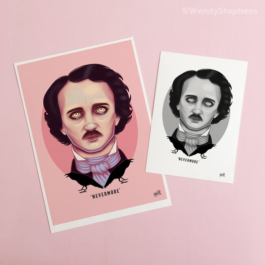 Edgar Allan Poe Gothic Art Print