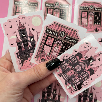Haunted House Sticker Set