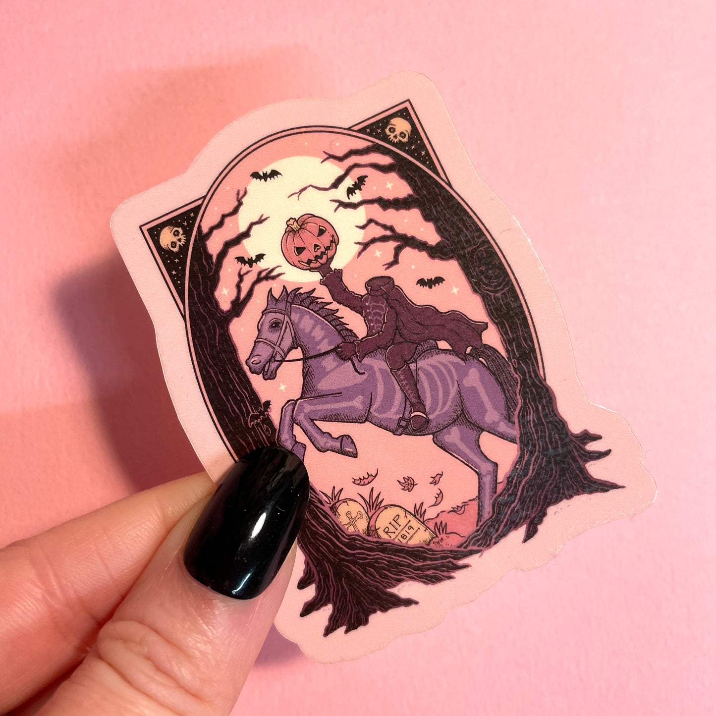Headless Horseman, Sleepy Hollow, Spooky Vinyl Sticker