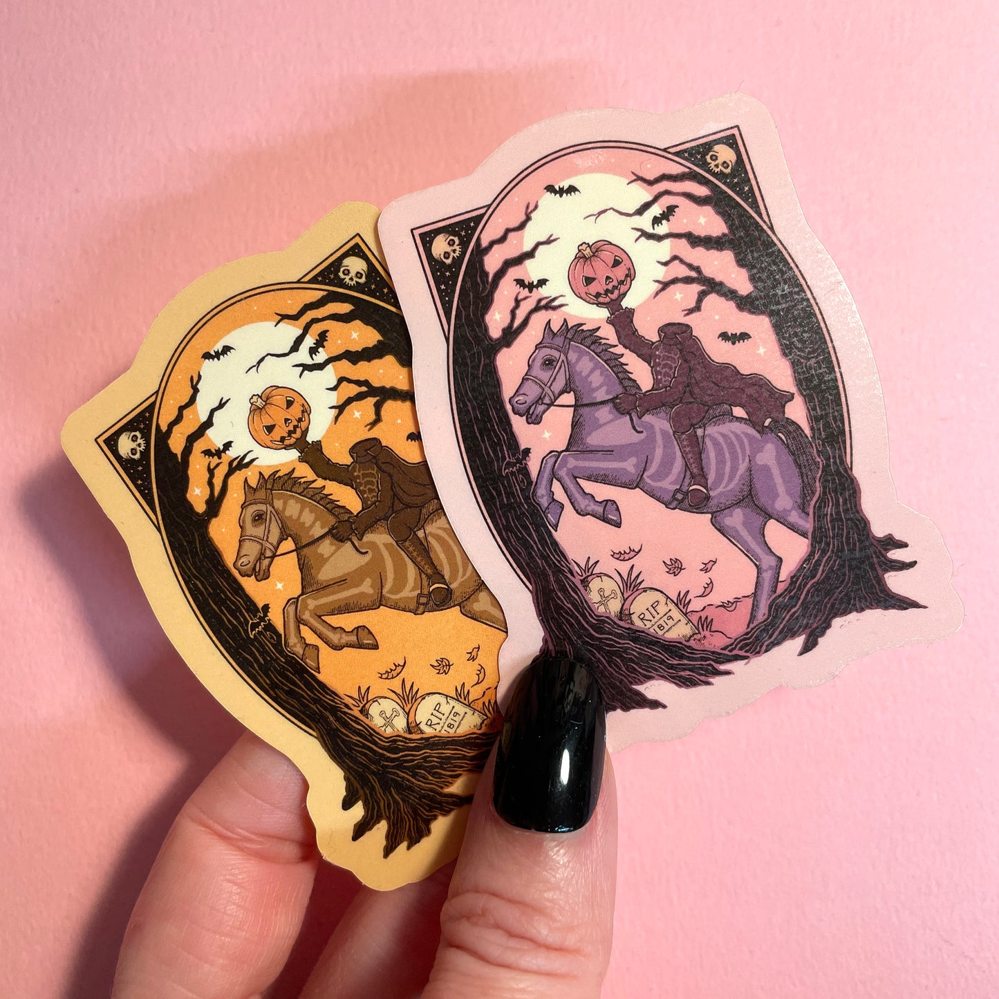 Headless Horseman, Sleepy Hollow, Spooky Vinyl Sticker