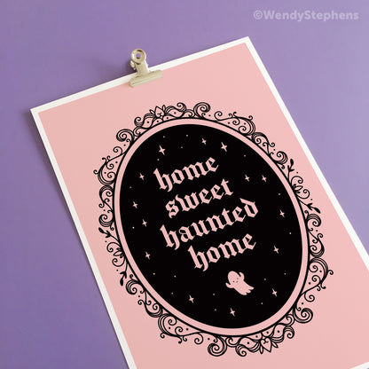 Home Sweet Haunted Home Art Print