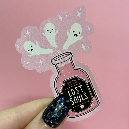 Lost Souls Spooky Ghost Gothic Vinyl Sticker