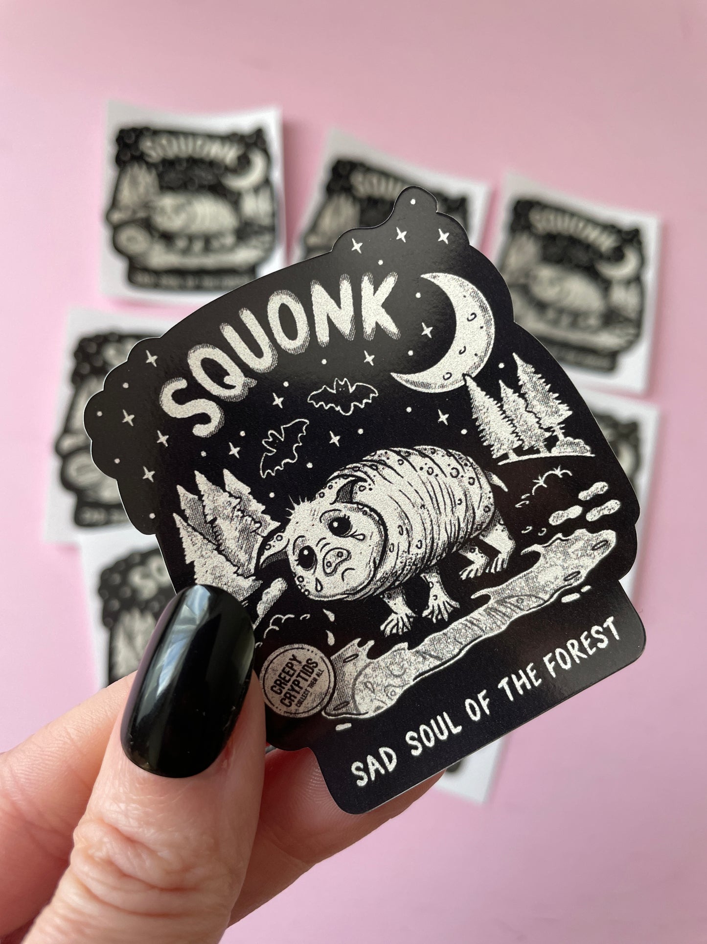 Squonk Cryptid Vinyl Sticker