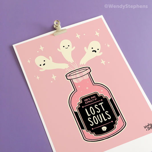 Lost Souls Ghost Art Print