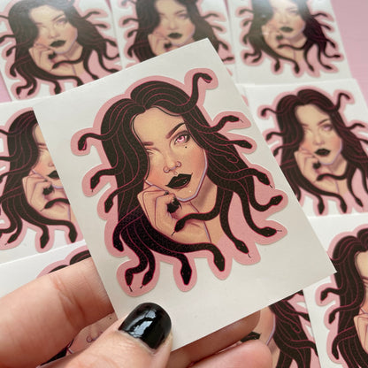 Medusa Spooky Vinyl Sticker