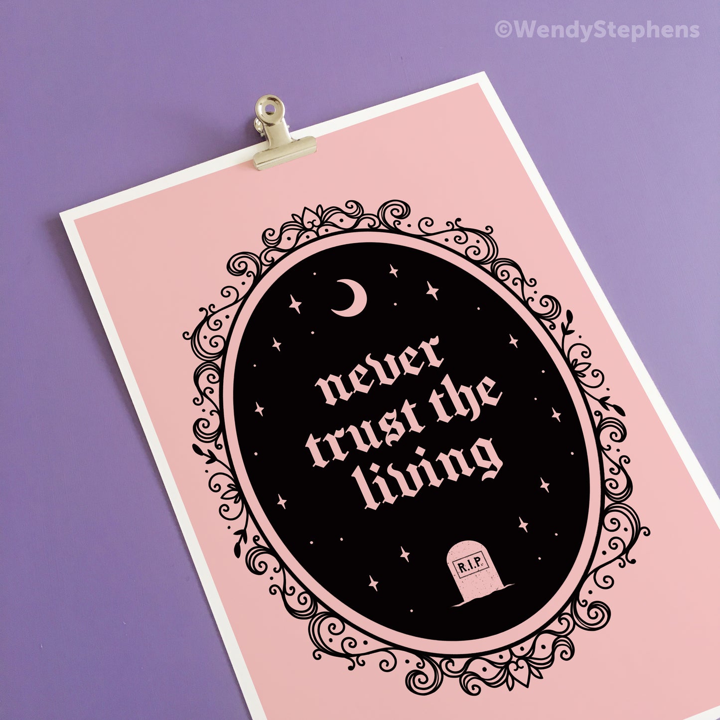 Never Trust The Living Art Print