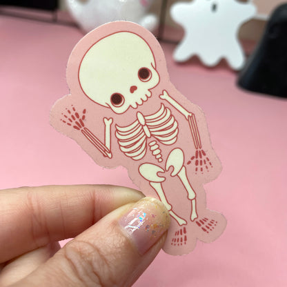 Spooky Monster Stickers: Skeleton, Zombie, Vampire Vinyl Sticker