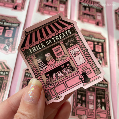 Spooky Shops Sticker Set