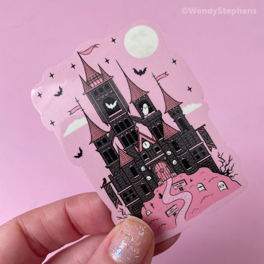 Vampire Castle Fridge Magnet