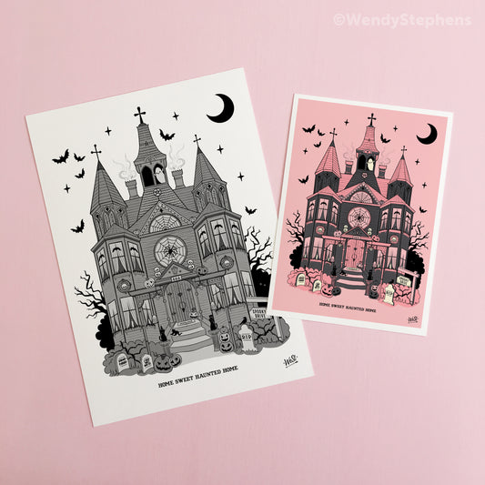 Haunted House Art Print
