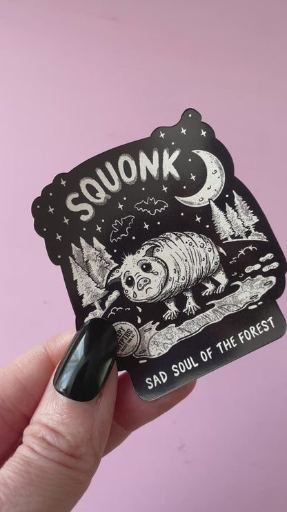 Squonk Cryptid Vinyl Sticker