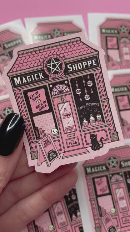 Magick Shoppe Spooky Vinyl Sticker