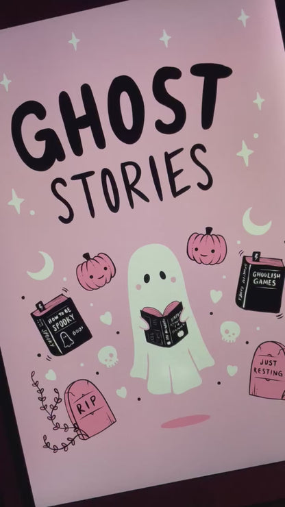 Ghost Stories Spooky Gothic Art Print