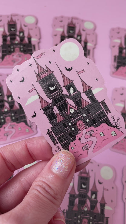 Vampire Castle Fridge Magnet