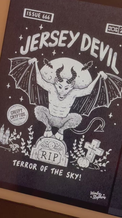 Jersey Devil Cryptid Art Print