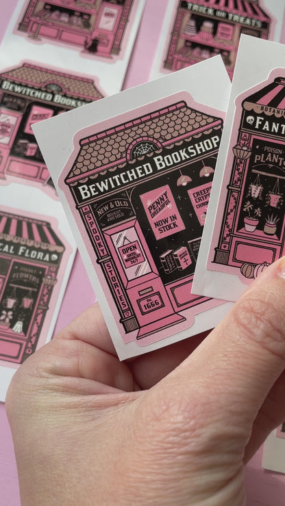 Fantastical Flora Plant Shop Witchy Vinyl Sticker