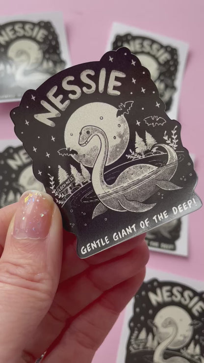 Nessie Loch Ness Monster Cryptid Vinyl Sticker